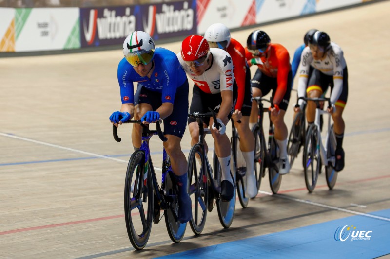 2025 UEC Track Elite European Championships - Zolder  - Day4 - 15/02/2025 - Men?s Omnium - Elia Viviani (ITA) - photo Roberto Bettini/SprintCyclingAgency?2025 